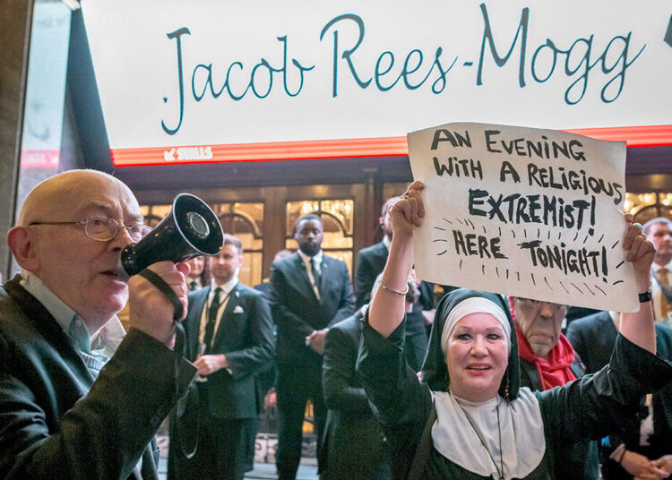 On protesting “nuns”, a Labour “defection” and a story about “Andre Previn”