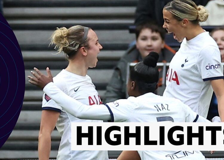 Tottenham 1-0 Arsenal: Spurs claim initially WSL win over north London competitors