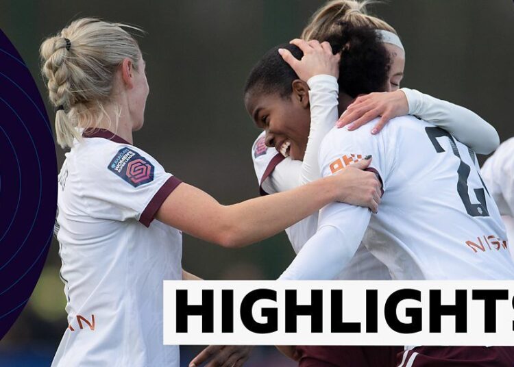 WSL highlights: Everton 1-4 Manchester City