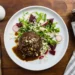 Portobello Mushroom Steaks with Red Beet Vinaigrette