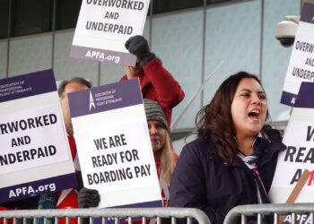 Flights attendants push airlines for higher wages