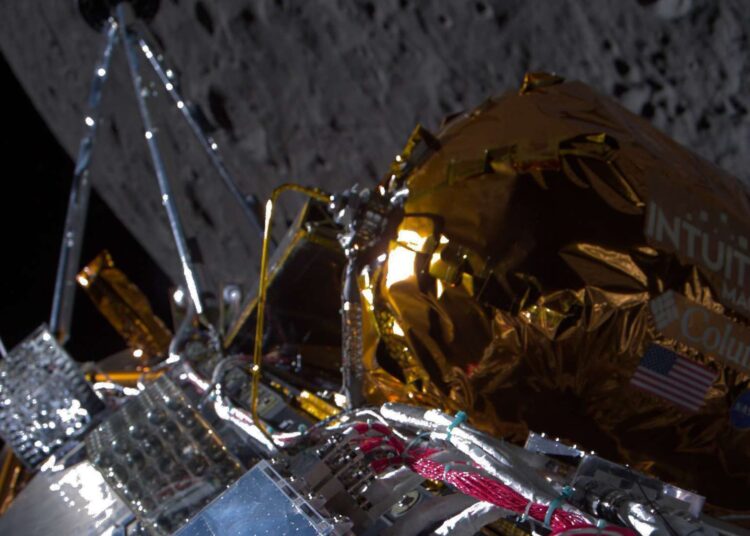 Intuitive Machines Odysseus lands on moon in historic NASA mission