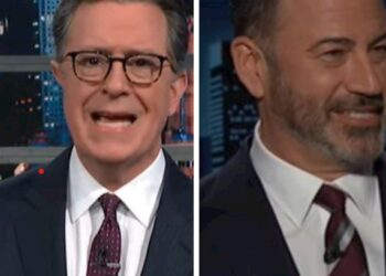 Jimmy Kimmel And Stephen Colbert Joke About Trump’s Crazy Valentine’s Day Message To Melania