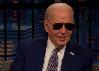 Joe Biden Brings Dark Brandon To Late Night With Seth Meyers