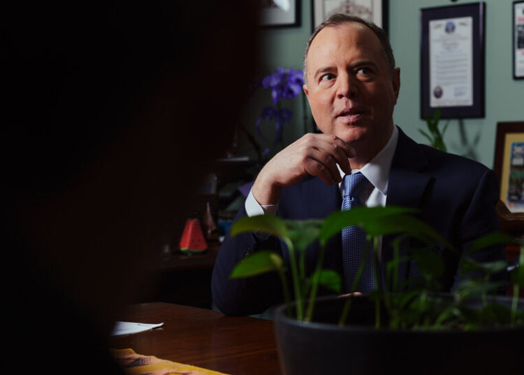 Opinion | Adam Schiff Is Suddenly a Democratic Front-Runner in California