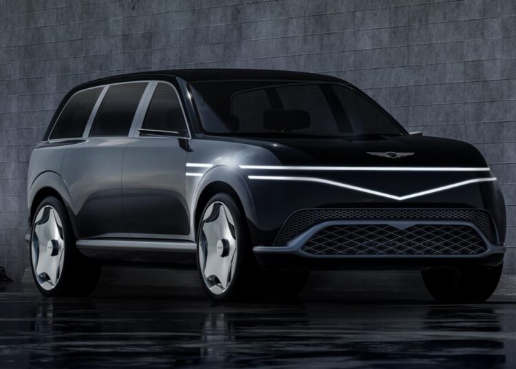 Hyundai’s Genesis previews all-electric SUV concept, the Neolun