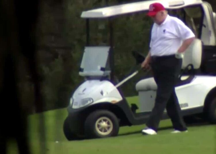 Joe Biden Mocks Trump For Awarding Himself Golf Trophies