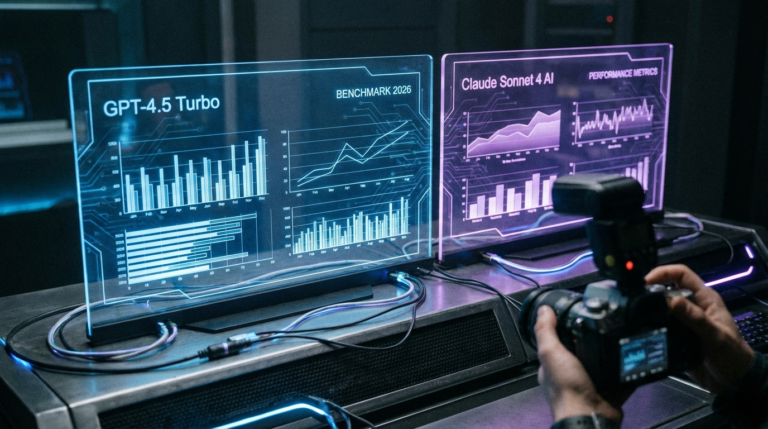 GPT-4.5 Turbo vs Claude Sonnet 4 AI Benchmark 2026