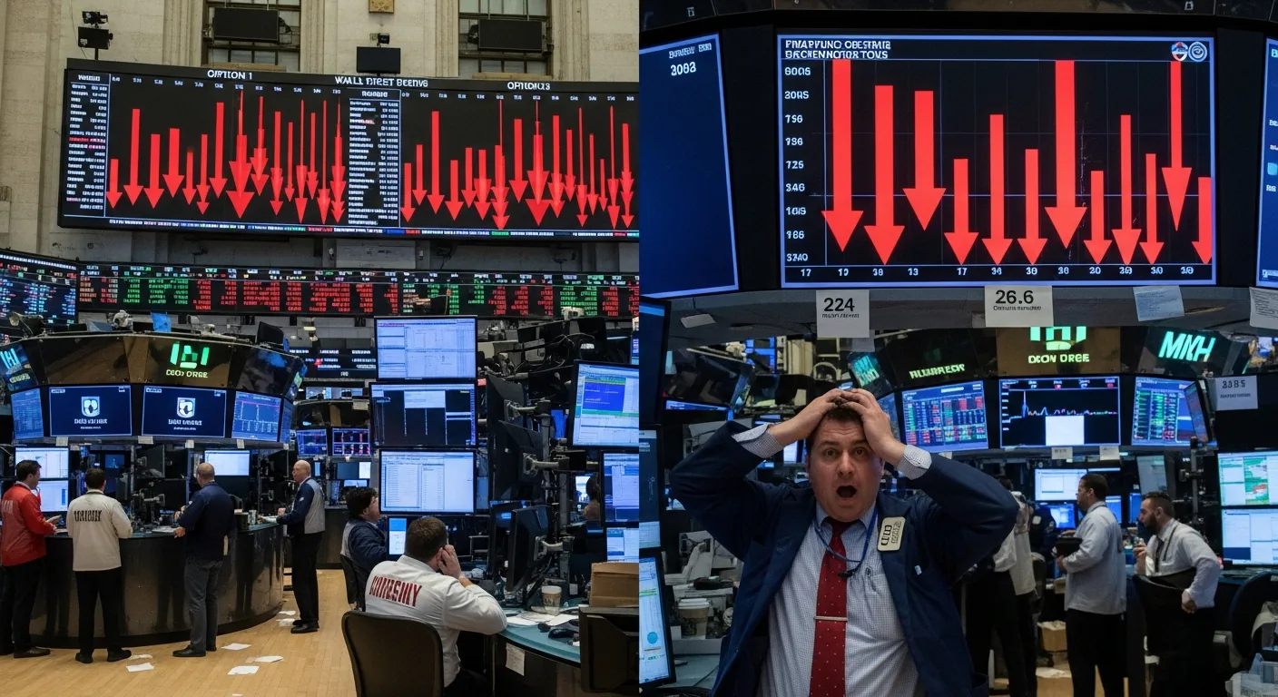 Dow Plunges 800 Points: Tariff & Iran Crisis