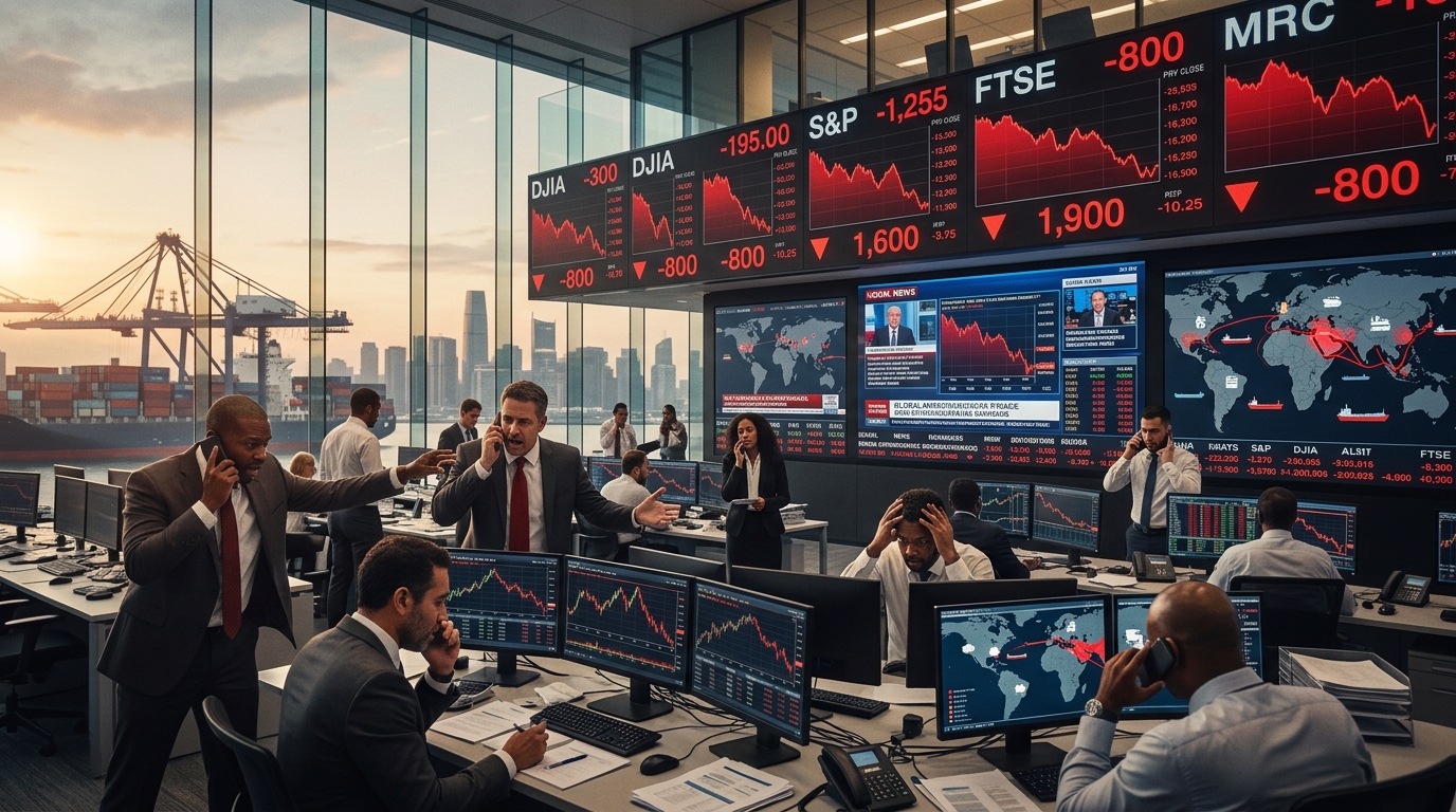 Dow Plunges 800 Points: Tariff & Iran Crisis - hero image