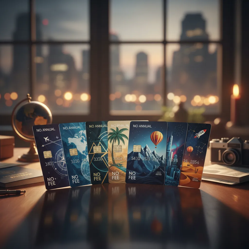 Best No-Annual-Fee Travel Credit Cards 2026: 7 Surprising Picks — editorial image for this newsgalaxy.net article